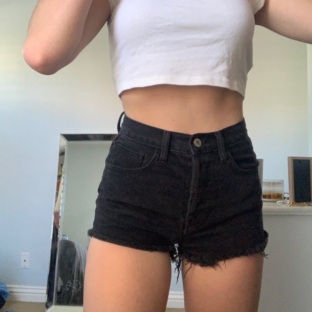 Black Denim shorts Brandy melville